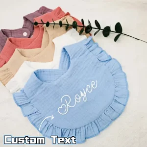Personalized Embroidered Cloth Bib