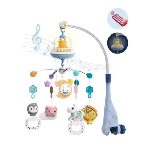 Musical Baby Crib Mobile with Lights Music