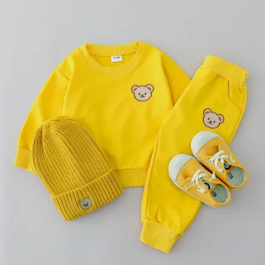 2pcs Bear Long sleeved & Pants